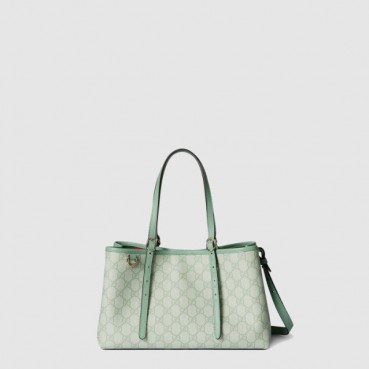 구찌 여성 GG 엠블럼 미디엄 토트백 - Gucci Womens GG Emblem Medium Tote Bag 
