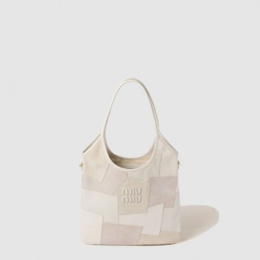 미우미우 여성 아이비 가죽 패치워크 백 - Miumiu Womens Ivy Leather Patchwork Bag 