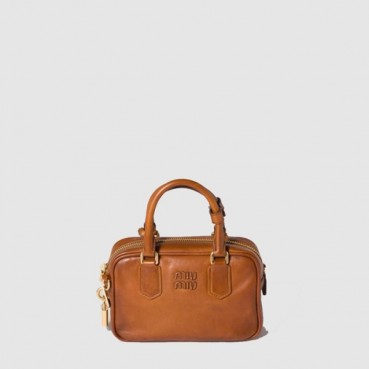 미우미우 여성 아르카디 가죽 백 - Miumiu Womens Arcadi Leather Bag 