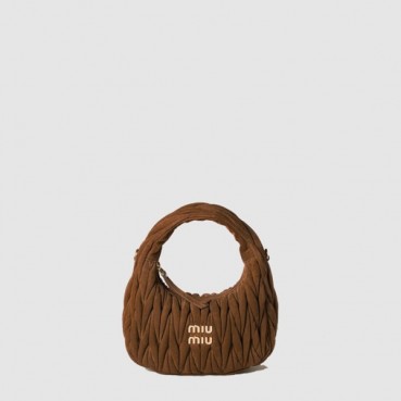 미우미우 여성 완더 마테라쎄 호보 백 - Miumiu Womens Wander Matelasse Hobo Bag 