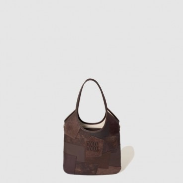 미우미우 여성 아이비 가죽 패치워크 백 - Miumiu Womens Ivy Leather Patchwork Bag 