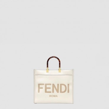 펜디 남/녀 선샤인 미디엄 가죽 쇼퍼 - Fendi Unisex Sunshine Medium Tote Bag 
