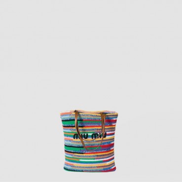 미우미우 여성 크로셰 토트백 - MiuMiu Womens Crochet Tote Bag 