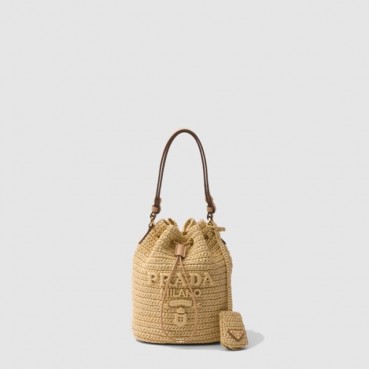 프라다 여성 크로셰 미니 버킷 백 1BE068 - Prada Womens Crochet Mini Bucket Bag 
