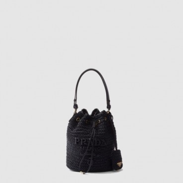 프라다 여성 크로셰 미니 버킷 백 1BE068 - Prada Womens Crochet Mini Bucket Bag 