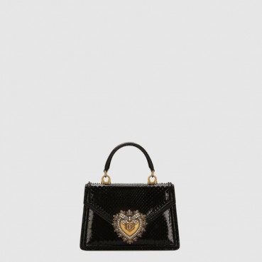 돌체앤가바나 여성 파이톤 스킨 스몰 디보션 백 - Dolce&Gabbana Womens Python Skin Small Devotion Bag 