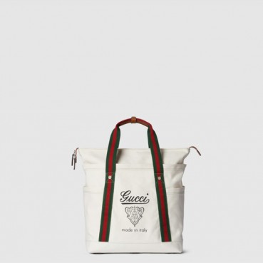 구찌 남성 프린트 캔버스 라지 토트백 - Gucci Mens Printed Canvas Large Tote Bag 