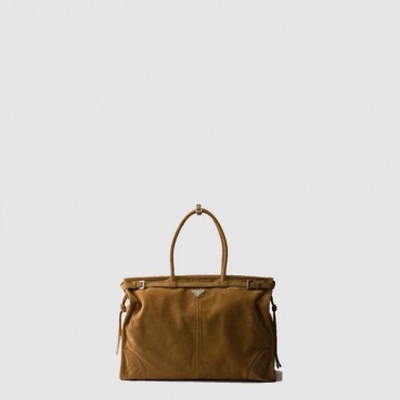 프라다 여성 스웨이드 토트백 2VG128 - Prada Womens Suede Tote Bag 