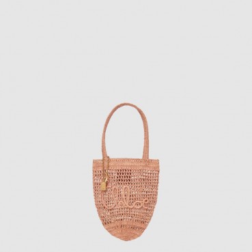 끌로에 여성 라피아 스몰 Summer Banana 토트백 - Chloe Womens Raffia Small Summer Banana Tote Bag 