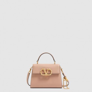 발렌티노 여성 가라바니 브이슬링 주얼 로고 스몰 핸드백 - Valentino Womens Garavani V
