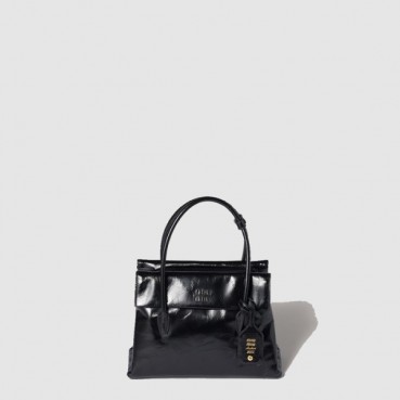 미우미우 여성 솔리테르 광택 가죽 백 - Miumiu Womens Solitaire Glossy Leather Bag 