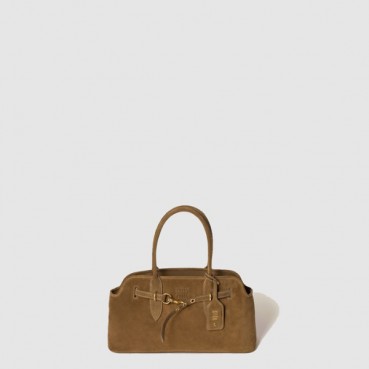 미우미우 여성 스웨이드 아방뛰르 백 - Miumiu Womens Suede Avanture Bag 