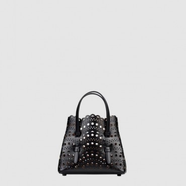 알라이아 여성 비엔 웨이브 럭스 미나 16 백 - Alaia Womens Mina 16 Bag in Vienne Wave Luxe 