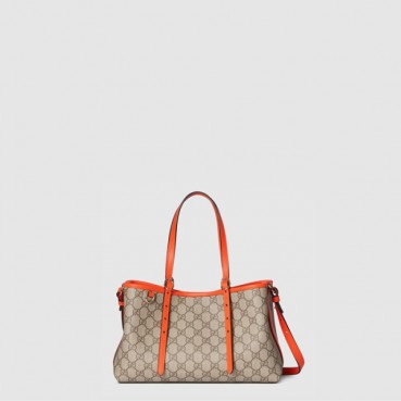 구찌 여성 GG 엠블럼 미디엄 토트백 - Gucci Womens GG Emblem Medium Tote Bag 