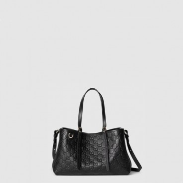 구찌 여성 GG 엠블럼 미디엄 토트백 - Gucci Womens GG Emblem Medium Tote Bag 