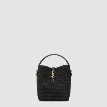 입생로랑 여성 우븐 라피아 LE 37 - Saint Laurent Womens Woven Raffia LE 37 