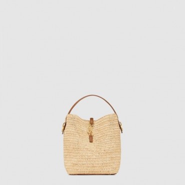 입생로랑 여성 우븐 라피아 LE 37 - Saint Laurent Womens Woven Raffia LE 37 