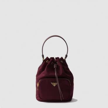 프라다 여성 듀엣 리나일론 버킷 백 1BH038 - Prada Womens Duet Re