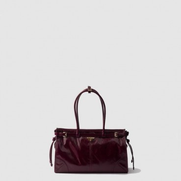 프라다 여성 보니 라지 가죽 핸드백 1BA433 - Prada Womens Bonnie Large Leather Handbag 