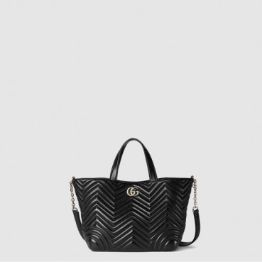 구찌 여성 GG 마몽 미디엄 토트백 - Gucci Womens GG Marmont Medium Tote Bag 