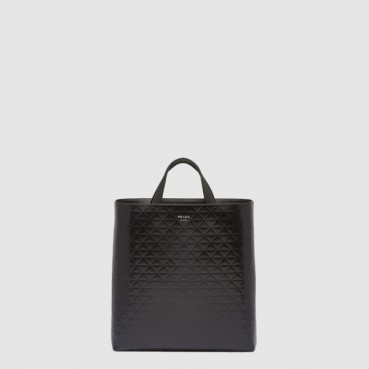 프라다 남성 브러시드 레더 토트백 2VG113 - Prada Mens Brushed Leather Tote Bag 