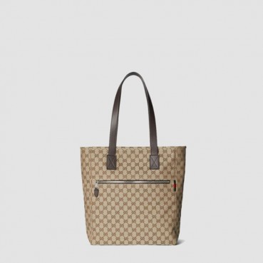 구찌 남성 캔버스 미디엄 토트백 - Gucci Mens Canvas Medium Tote Bag 
