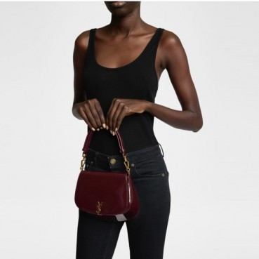 입생로랑 여성 볼테르 탑 핸들 백 인 박스 - Saint Laurent Womens Voltaire Top Handle 