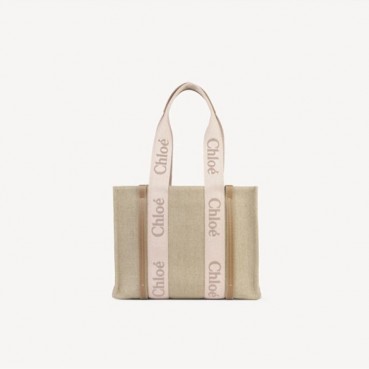 끌로에 여성 리넨 우디 토트백 - Chloe Womens Woody Bag 
