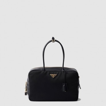 프라다 여성 라지 리나일론 가죽 탑 1BB131 - Prada Womens Re
