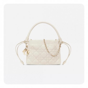 디올 여성 레이디 미니 탑 핸들 드로우스트링 백 - Dior Lady Mini Torre Handle Drawstring Bag