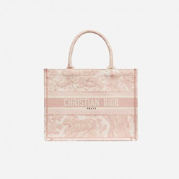 디올 여성 투알 드 주이 자수 북 토트백 미디엄 - Dior Roald Embroidery Medium Tote Bag