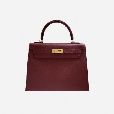 에르메스 여성 켈리백 25 Bordeaux - Hermes Womens Kelly Bag 