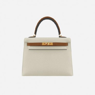 에르메스 여성 켈리백 25 Gold/Carie  - Hermes Womens Kelly Bag 