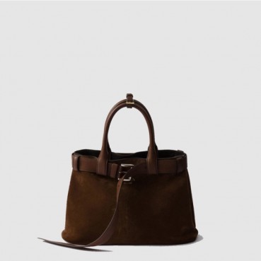프라다 여성 더블 벨트 토트백 1BA434 - Prada Womens Tan Tote Bag 
