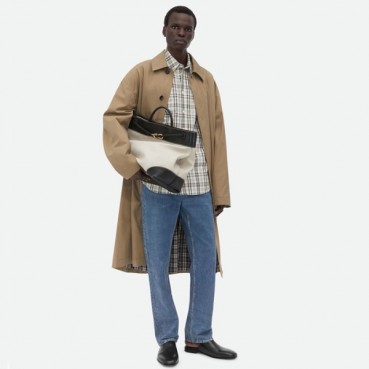 보테가베네타 남/녀 베이지 안디아모 백 - Bottega Veneta Unisex Andiamo 