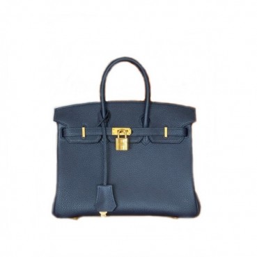 매장판 에르메스 여성 블루 뉘 버킨백 - Hermes Womens Bleu Nuit Birkin 30 