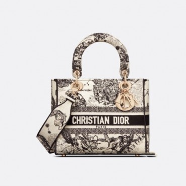 디올 여성 베이지 레이디 백 - Dior Womens Lady D