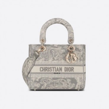 디올 여성 그레이 레이디 백 - Dior Womens Lady D