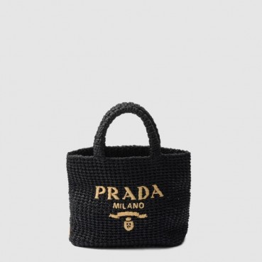 프라다 여성 크로셰 토트백 1BG422 - Prada Womens Crochet Tote Bag 
