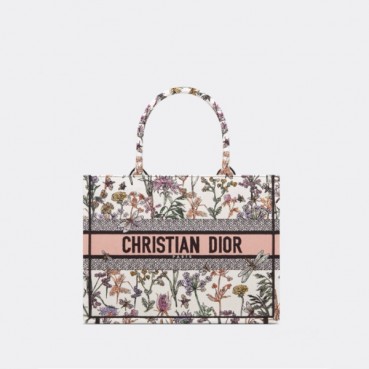 디올 여성 자수 북토트 M1296 - Dior Womens Book Tote 