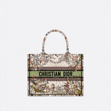 디올 여성 자수 북토트 M1296 - Dior Womens Book Tote 