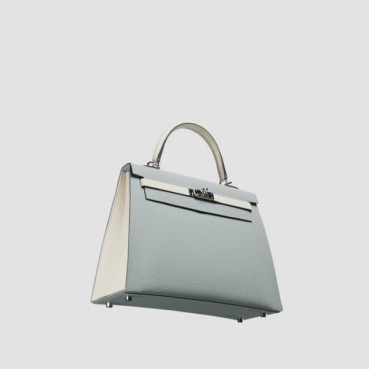 매장판 에르메스 여성 블루 글레이셔 켈리 백 - Hermes Womens Blue Glacier Kelly25  
