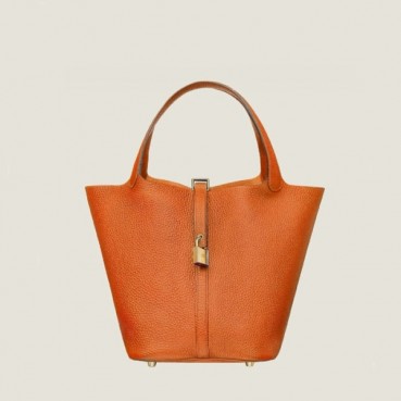 매장판 에르메스 여성 골드 피코탄 - Hermes Womens Gold Picotin 