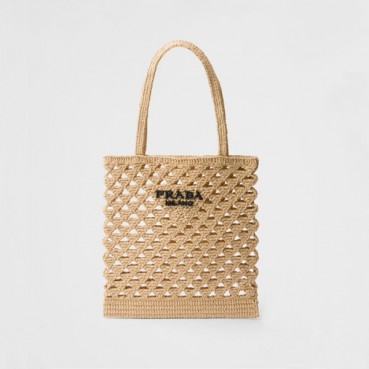 프라다 여성 크로셰 토트백 1BG493 - Prada Womens Crochet Tote Bag 