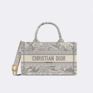 디올 여성 그레이 미니 북토트 - Dior Womens Gray Book Tote 