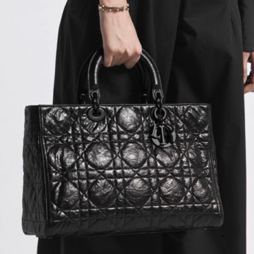 디올 여성 블랙 디자이어 백 - Dior Womens Black D