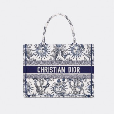 디올 여성 네이비 북토트 - Dior Womens Navy Book Tote 