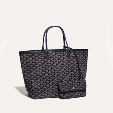 고야드 남/녀 네이비 생루이 백 - Goyard Unisex Saint Louis Bag 