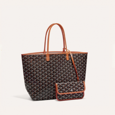 고야드 남/녀 블랙 탄 생루이 백 - Goyard Unisex Saint Louis Bag 