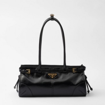 프라다 여성 블랙 토트백 - Prada Womens Black Tote Bag 
